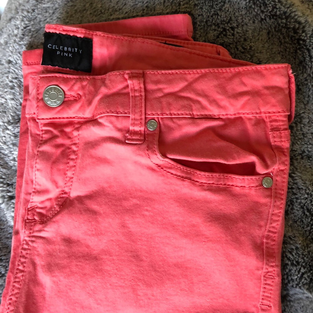 coral pants